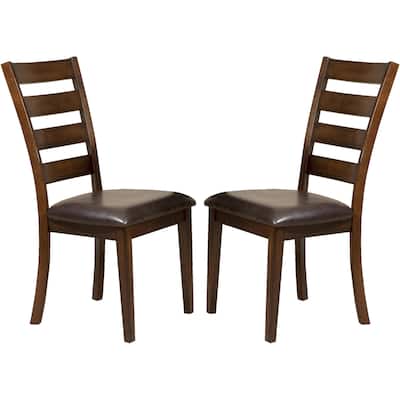 Kona Raisin Ladderback Dining Chairs (Set of 2)