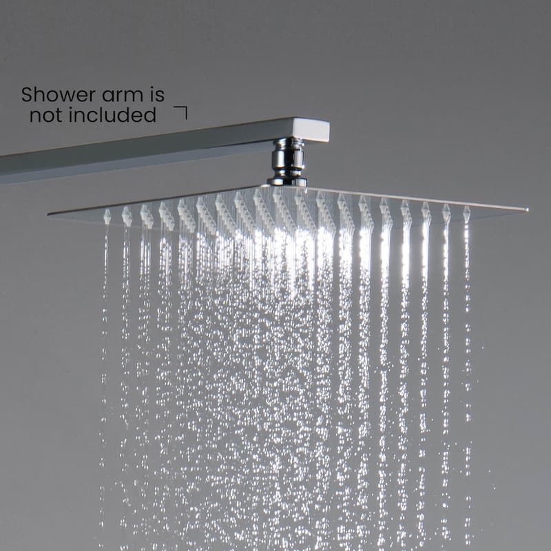 Cube 10" Metal Ultra Thin Profile Rain Shower Head 1.75 GPM