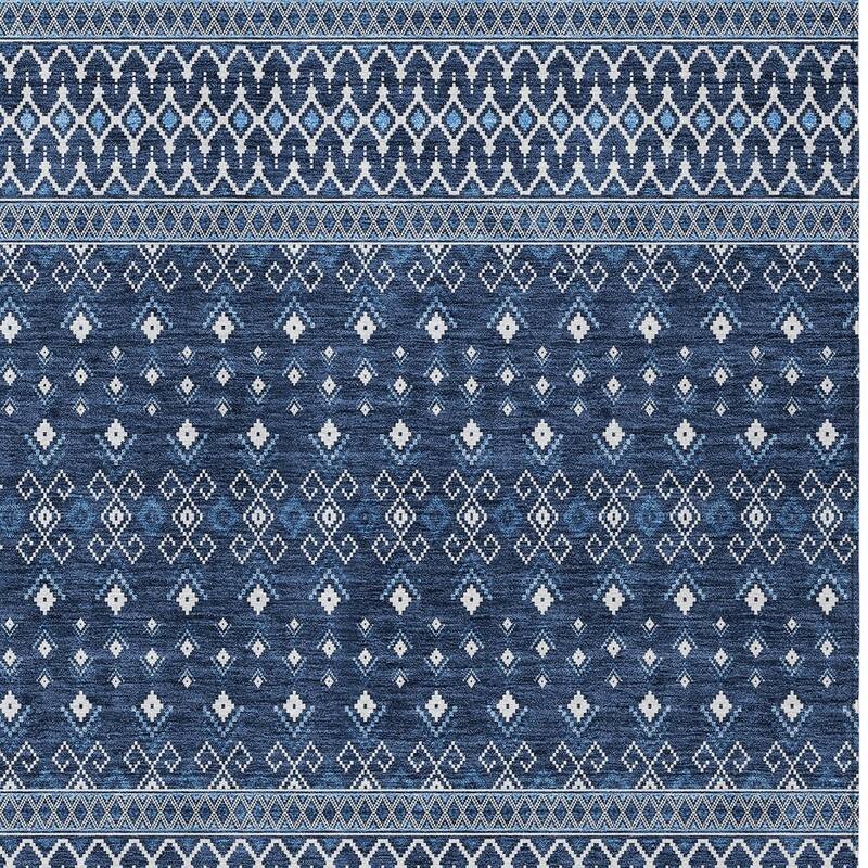 HomeRoots Tribal Transitional Rectangle Outdoor Rug