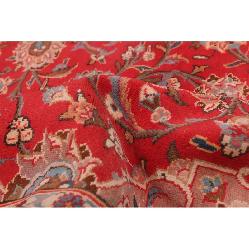 ECARPETGALLERY Hand-knotted Antalya Vintage Red Wool Rug - 9'9 x 13'0