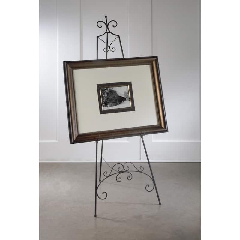 York 65-inch Black Metal Floor Easel - 65"