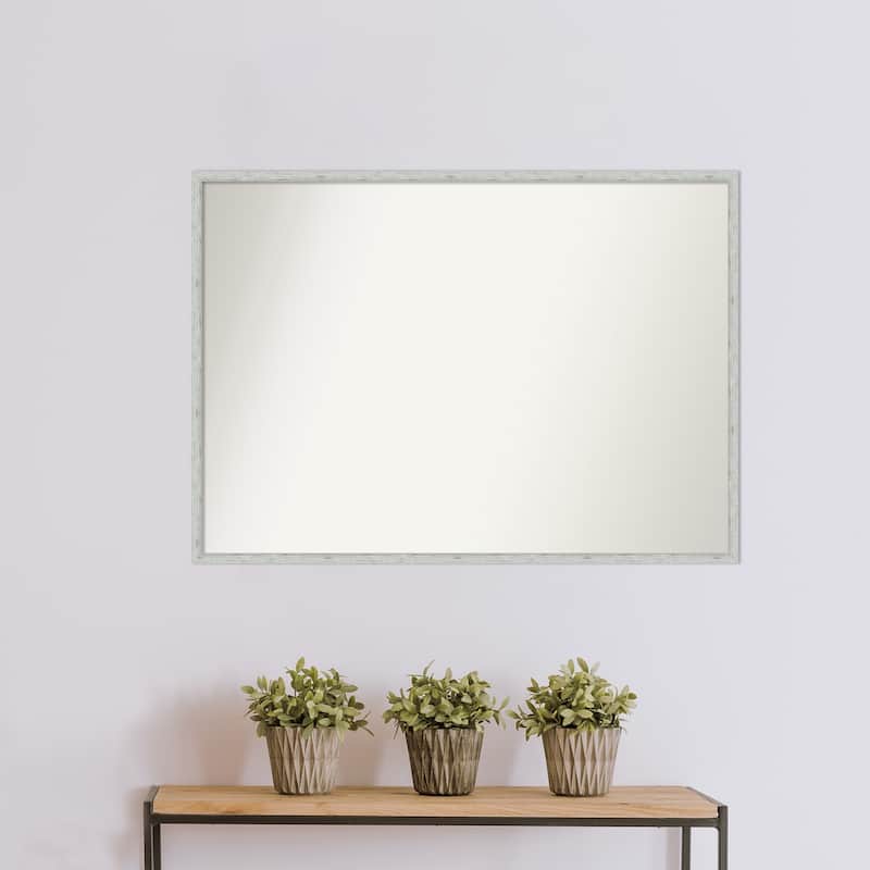 Imprint Non-Beveled Wood Framed Wall Mirror