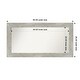 preview thumbnail 120 of 119, Dove Greywash Framed Non-Beveled Custom Wall Mirror, Bathroom Vanity Mirror Outer Size: 50 x 26
