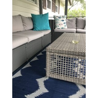 Aura Rattan Outdoor Patio Coffee Table