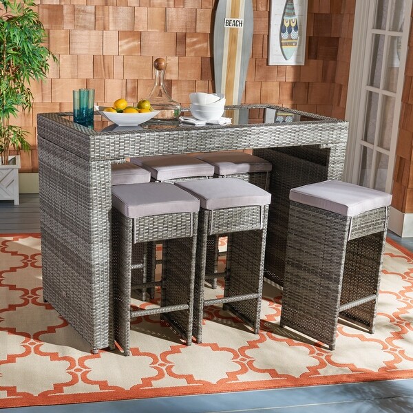 Shop Safavieh Outdoor Living Horus Dining Set - Overstock ... Shop Safavieh Outdoor Living Horus Dining Set - Overstock ... on Safavieh Outdoor Living Horus Dining Set id=88657