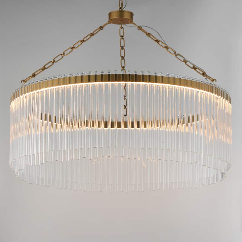 Maxim 38423CL Jolie 34" Wide LED Ring Chandelier