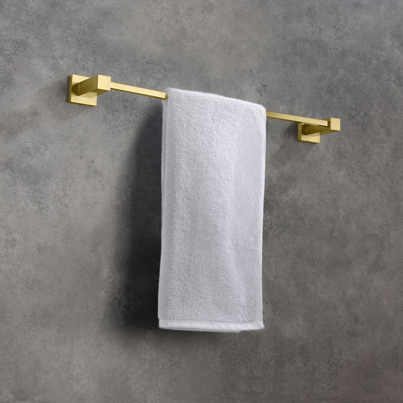 Cube Bathroom 20 inch Towel Bar - N/A