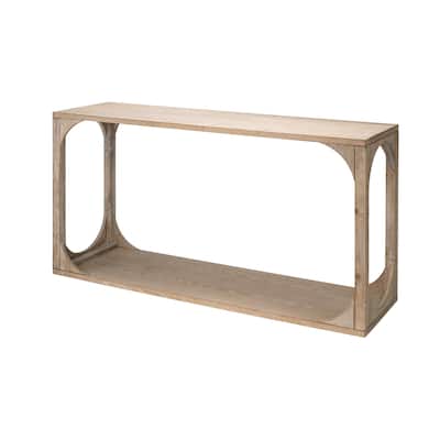 Alden Décor Jordyn Wood Console Table