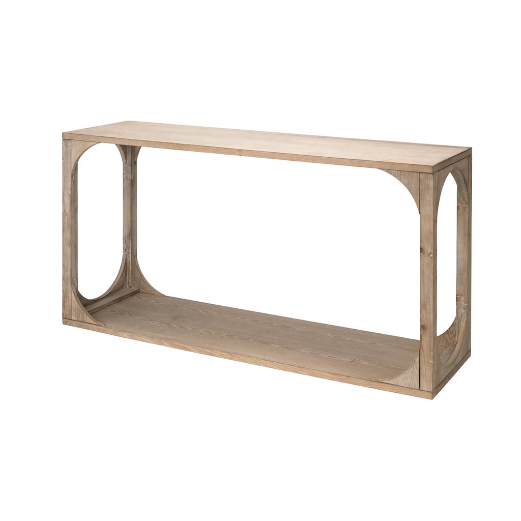 Alden Décor Jordyn Wood Console Table