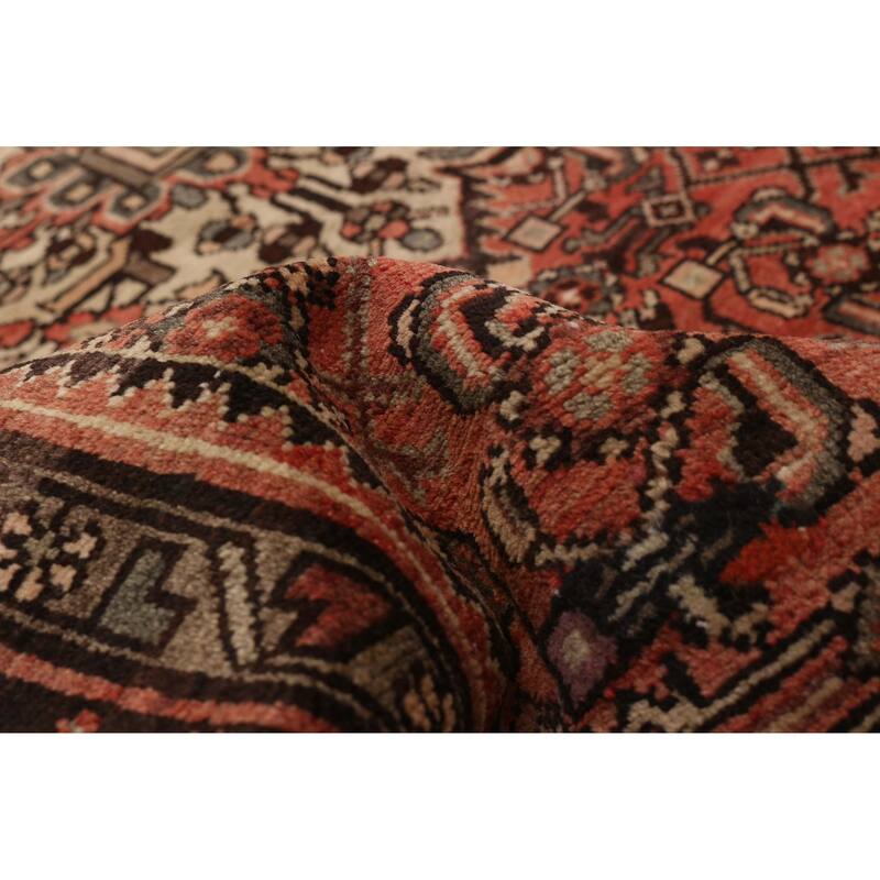 ECARPETGALLERY Hand-knotted Andelz Red Wool Rug - 4'1 x 9'5