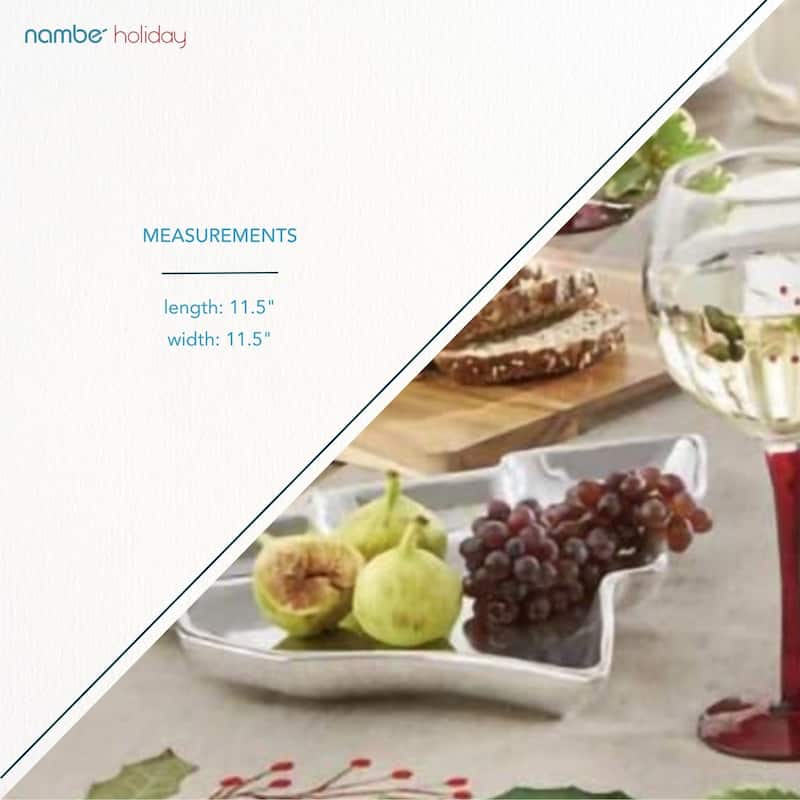 Nambe Christmas Tree Candy Dish - 11.5 Inch
