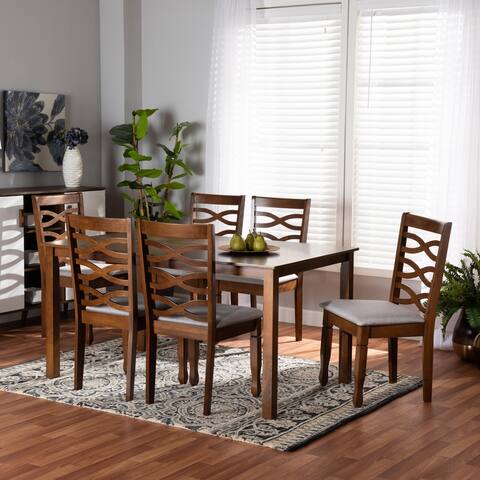 Lanier Modern and Contemporary 7-Piece Dining Set