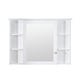 preview thumbnail 40 of 95, Modern Surface Mount Solid Wood Framed Medicine Cabinet With Mirror and Shelves