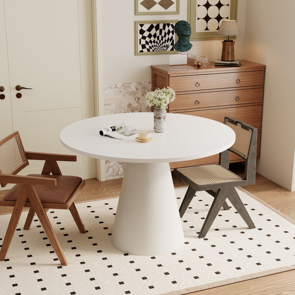 Minimalist Elegant Round Dining Table for Living Room,Dining Room