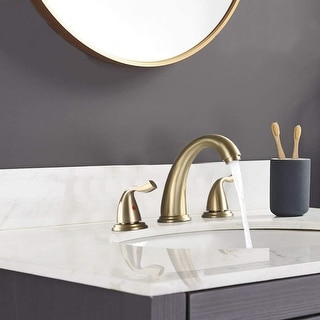 3 Holes 8 Inch Widespread Bathroom Sink Faucet Modern Bathroom Faucet ...