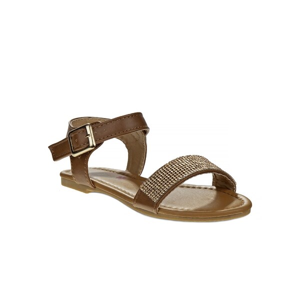 buckle strap flat sandals