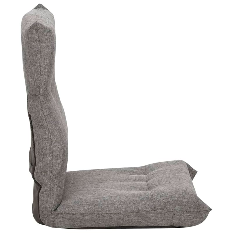 vidaXL Floor Chair Lounge Chair Chaise Lounge Folding Floor Lounger Fabric