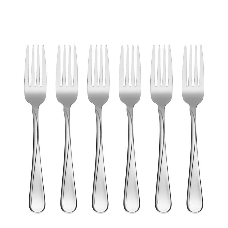 Oneida Flight Everyday Flatware Dinner Forks, Set Of 6