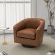 preview thumbnail 107 of 122, UIXE 360° Swivel Barrel Accent Chair Armchair For Living Room