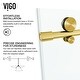 preview thumbnail 9 of 57, VIGO Elan E-class Shower Door with Clear Glass