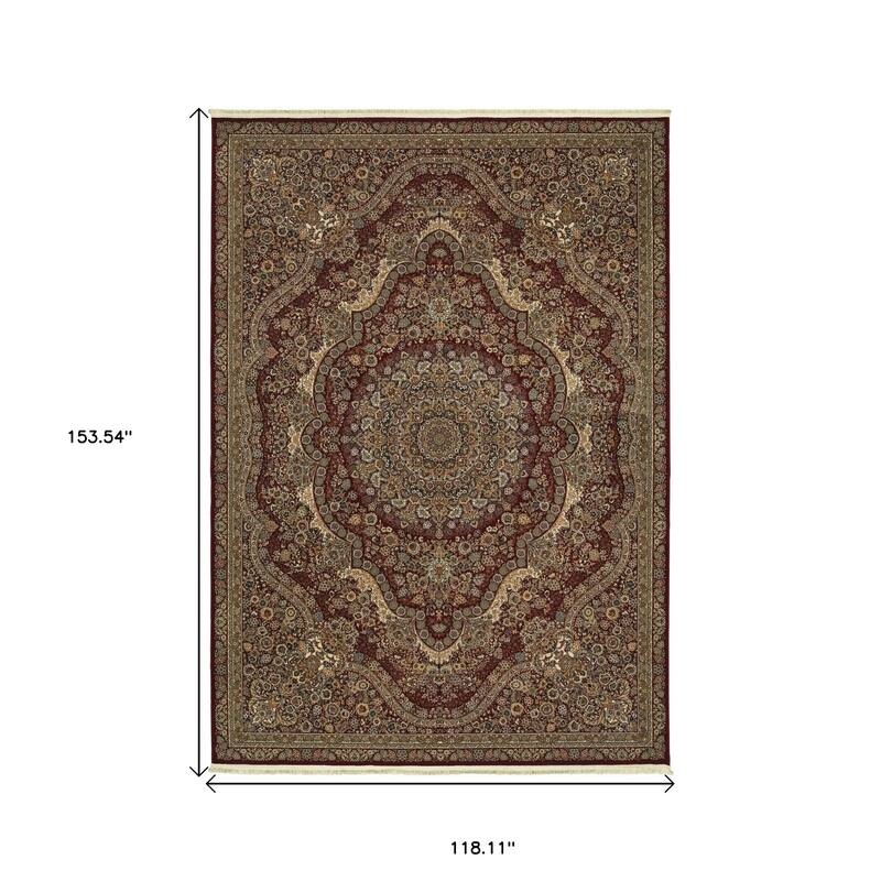 HomeRootsMedallion Traditional Runner Area Rug