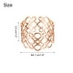 preview thumbnail 10 of 8, Napkin Rings Round Metal Hollow Napkin Holder for Dinner Table