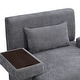 preview thumbnail 23 of 25, Roomfitters Oversized Mid-Century Armchair 48" Wide with Soft Cushion and Wood Frame, Lounge Reading Chair