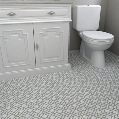 Merola Tile University White 11-3/4" x 11-3/4" Porcelain Floor and Wall Tile