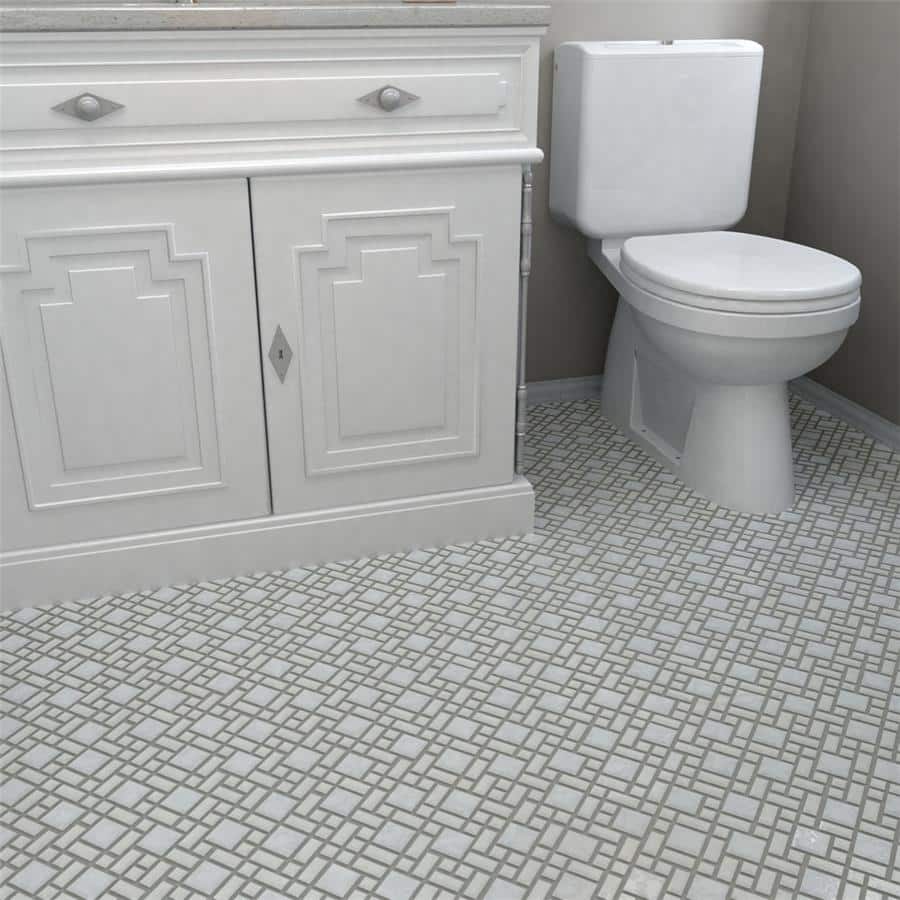 Merola Tile University White 11-3/4" x 11-3/4" Porcelain Floor and Wall Tile