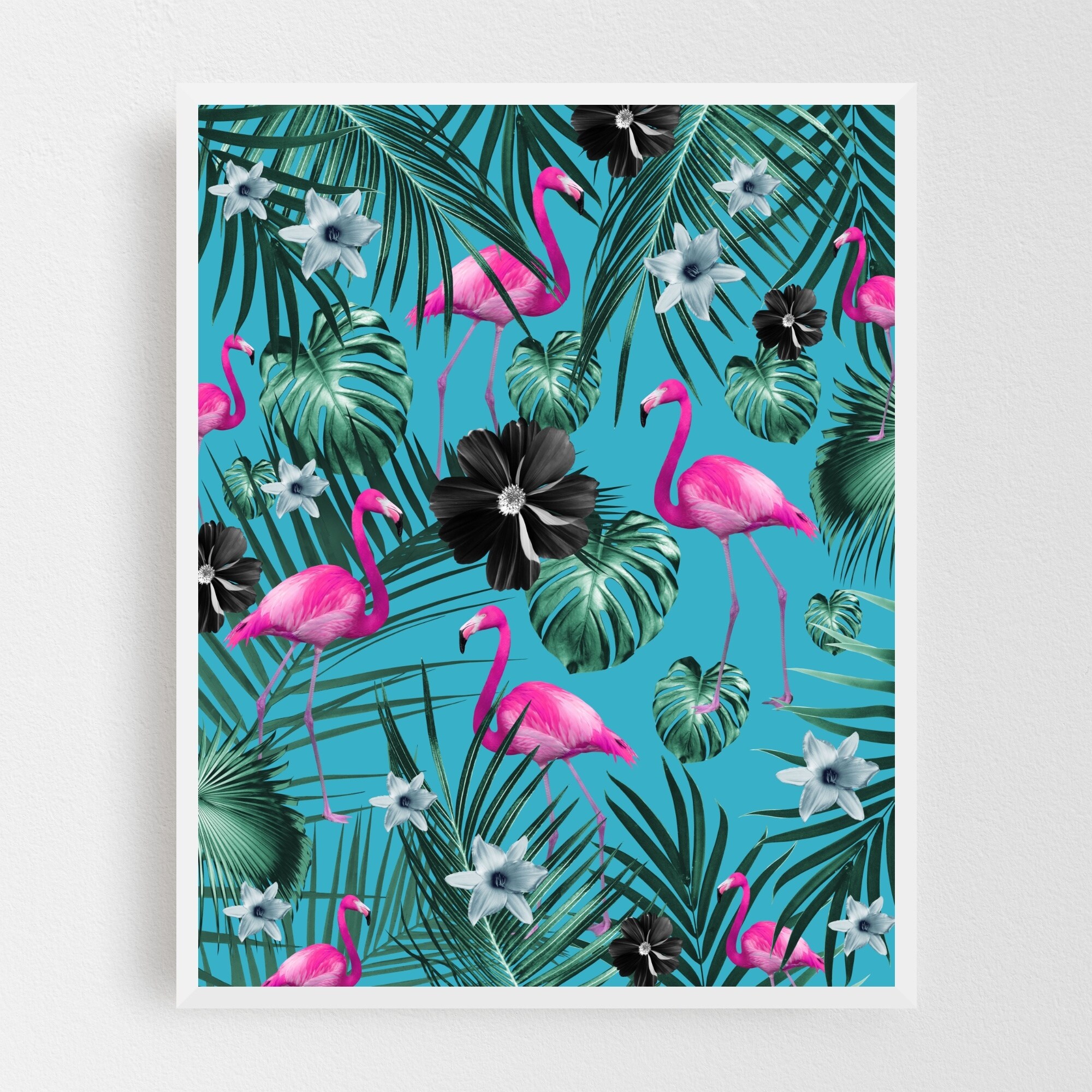 Shop Botanical Nature Pattern Summer Collage Framed Wall Art Print Overstock 31659985