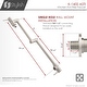 preview thumbnail 16 of 32, STYLISH Stainless Steel Wall Mount Pot Filler Folding Stretchable with Single Hole Two Handles