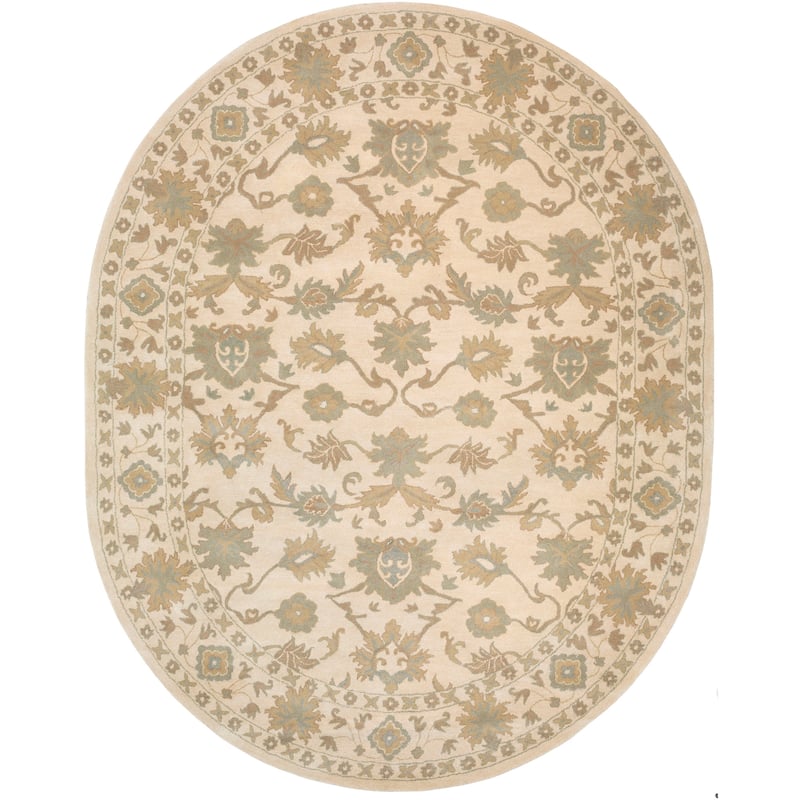 Handmade Nick Bordered Wool Area Rug