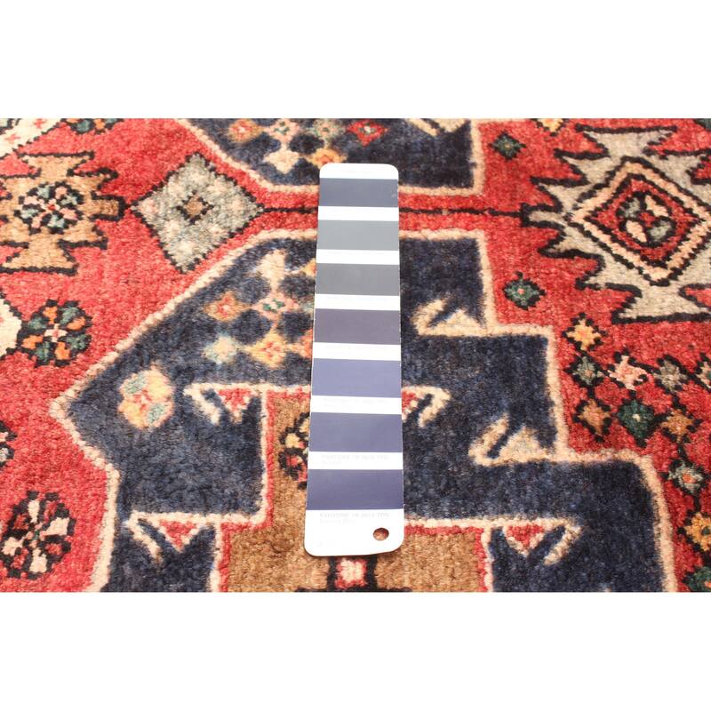 ECARPETGALLERY Hand-knotted Andelz Navy Wool Rug - 2'9 x 6'5