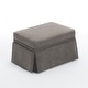 preview thumbnail 126 of 152, Rectangle Chenille Upholstered Storage Ottoman