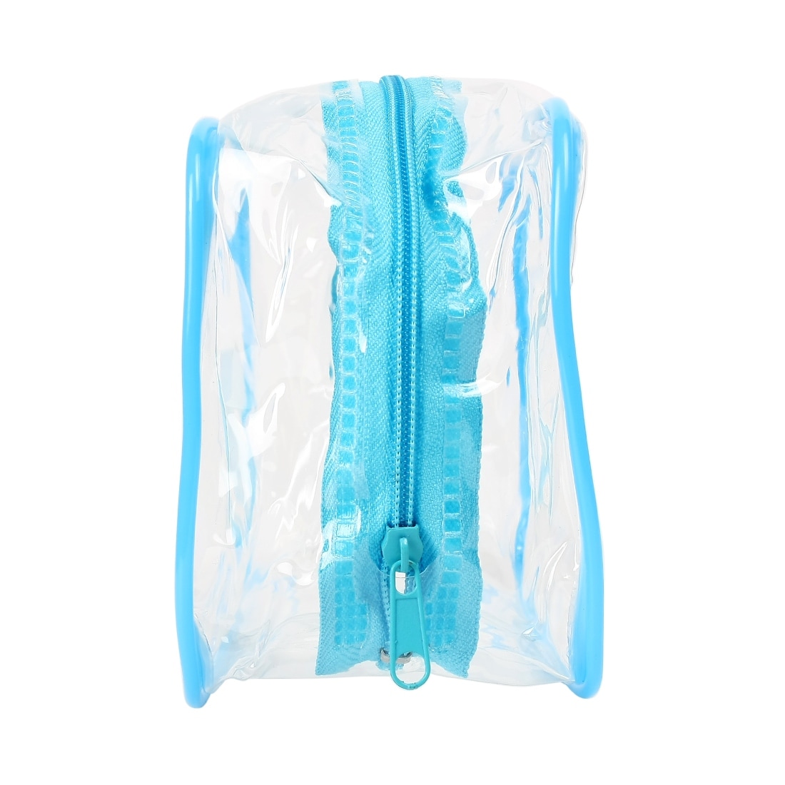 Unique Bargains Cosmetic Makeup Toiletry Clear PVC Travel Bath Wash Bag Holder Pouch Kit Yellow, Blue