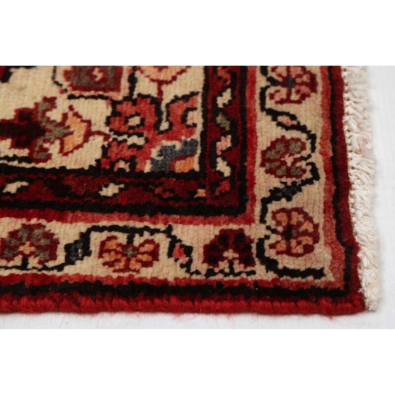 ECARPETGALLERY Hand-knotted Andelz Red Wool Rug - 3'7 x 5'3