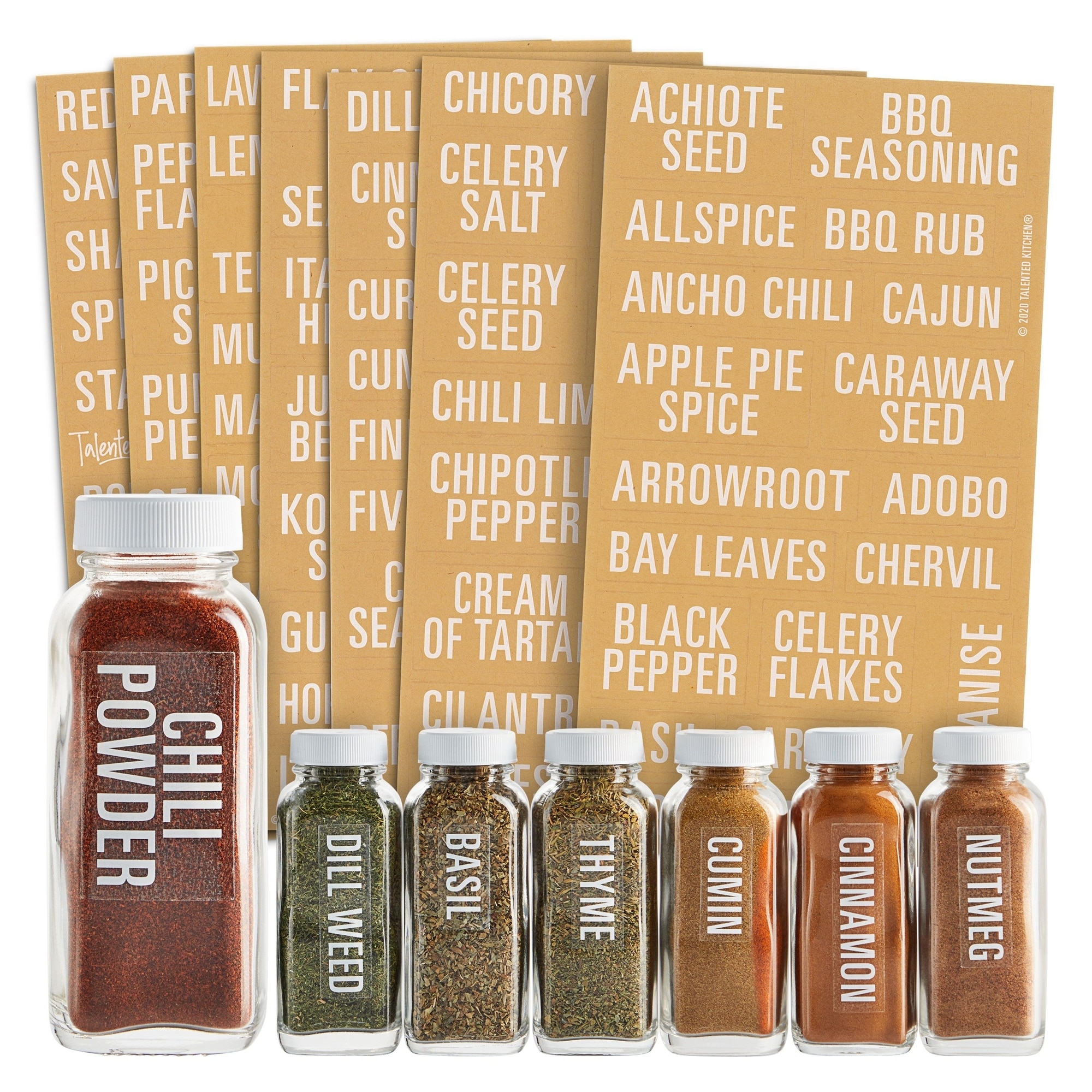 Spice jar labels 2025 bed bath and beyond