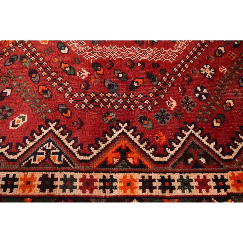 ECARPETGALLERY Hand-knotted Konya Anatolian Red Wool Rug - 6'8 x 9'10