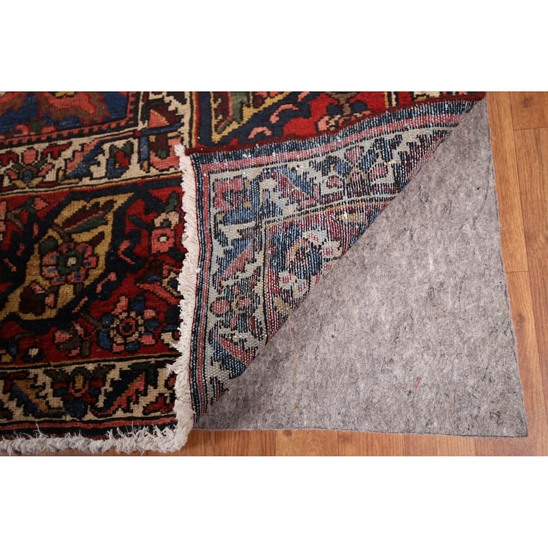 Bakhtiari Large Antique Persian Area Rug Hand-Knotted Wool Carpet - 11'0" x 16'9"