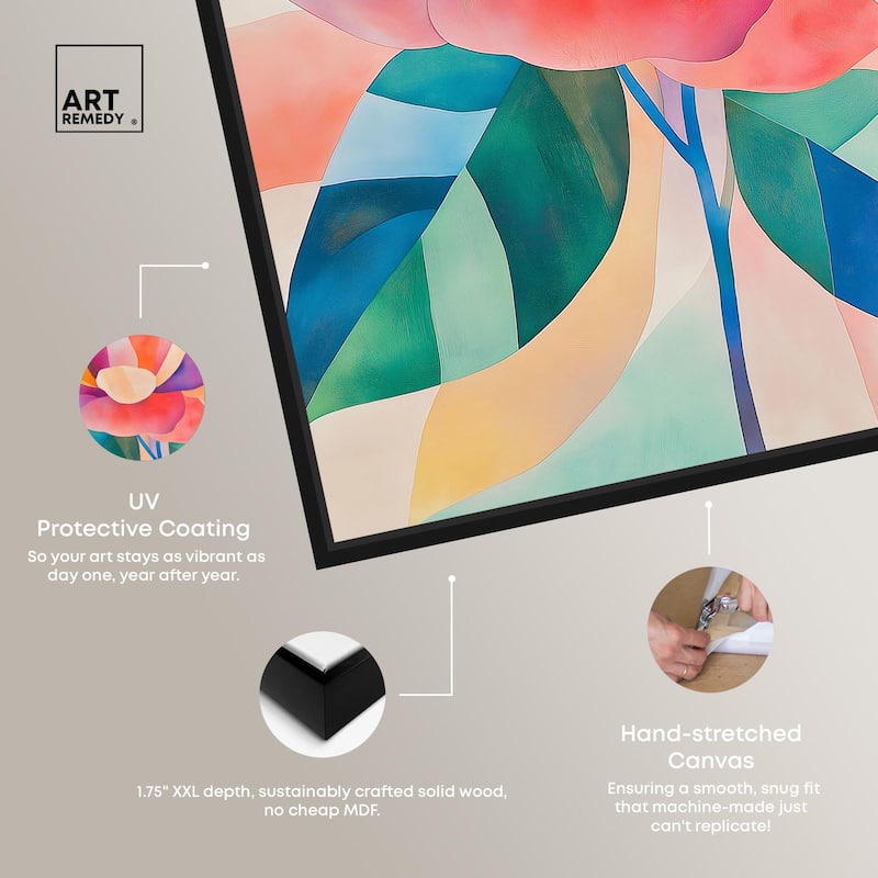 Ail Geofloral I Canvas by Art Remedy