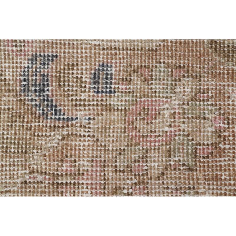 Hand Knotted Oriental 100% Wool Carpet Traditional Floral Beige & Ivories Joshaghan Area Rug - 12' 3'' X 8' 11''