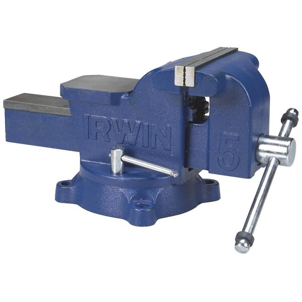 Shop Irwin 5" Workshop Bench Vise Free Shipping Today Overstock