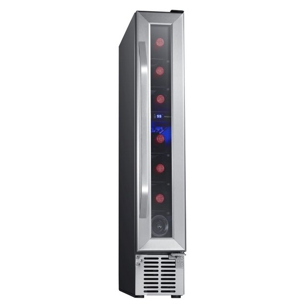 Shop Edgestar Cwr70sz Built In 6 Wide 7 Bottle Capacity Compact Wine Stainless Steel Overstock 16088035