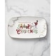 preview thumbnail 2 of 2, Lenox Snoopy Christmas Hors d'Oeuvres Tray