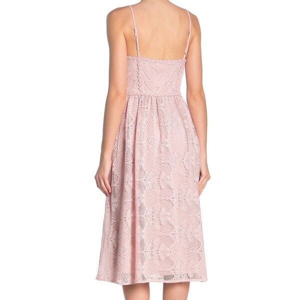 nsr midi lace dress