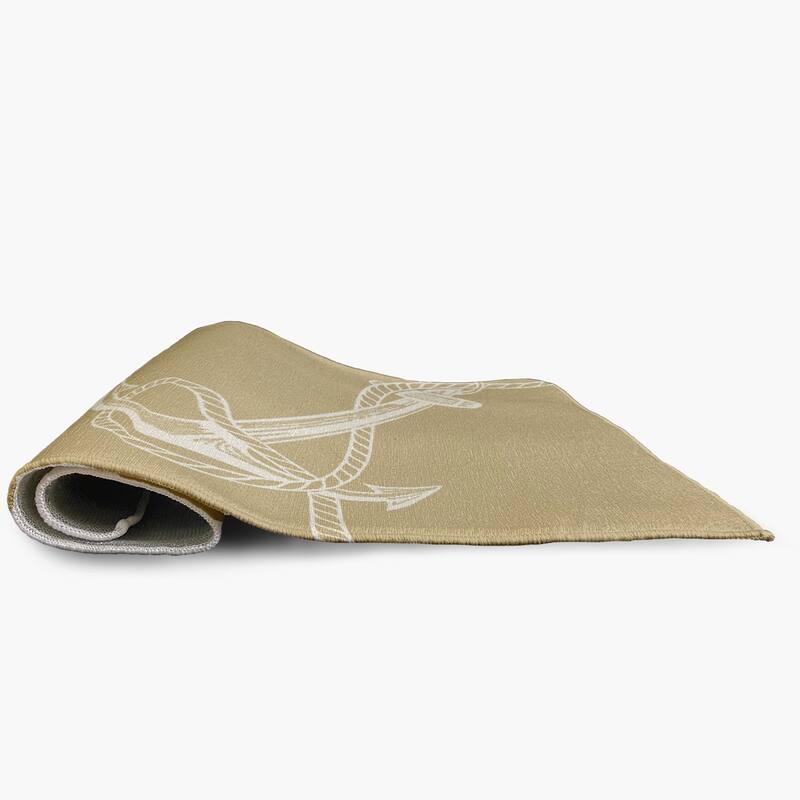 Anchored Nautical Indoor/Outdoor Rug