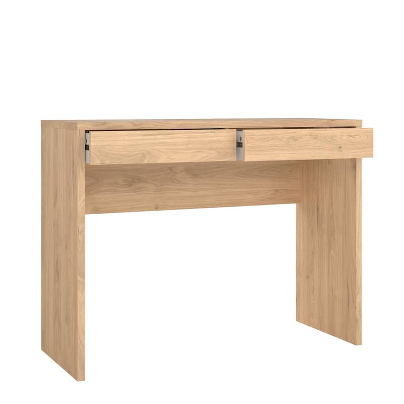 Porch & Den Wilbur Home Office Writing Desk with 2 Storage Drawers
