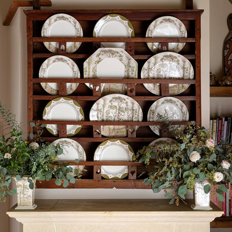 Kit Kemp for Spode Tall Trees Octagonal Platter - 14 Inch