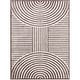 preview thumbnail 2 of 33, Livabliss Scandinavian Fossay Shag Stripe Washable Area Rug
