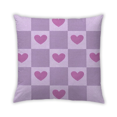 Ahgly Company Patterned Purple Throw Pillow